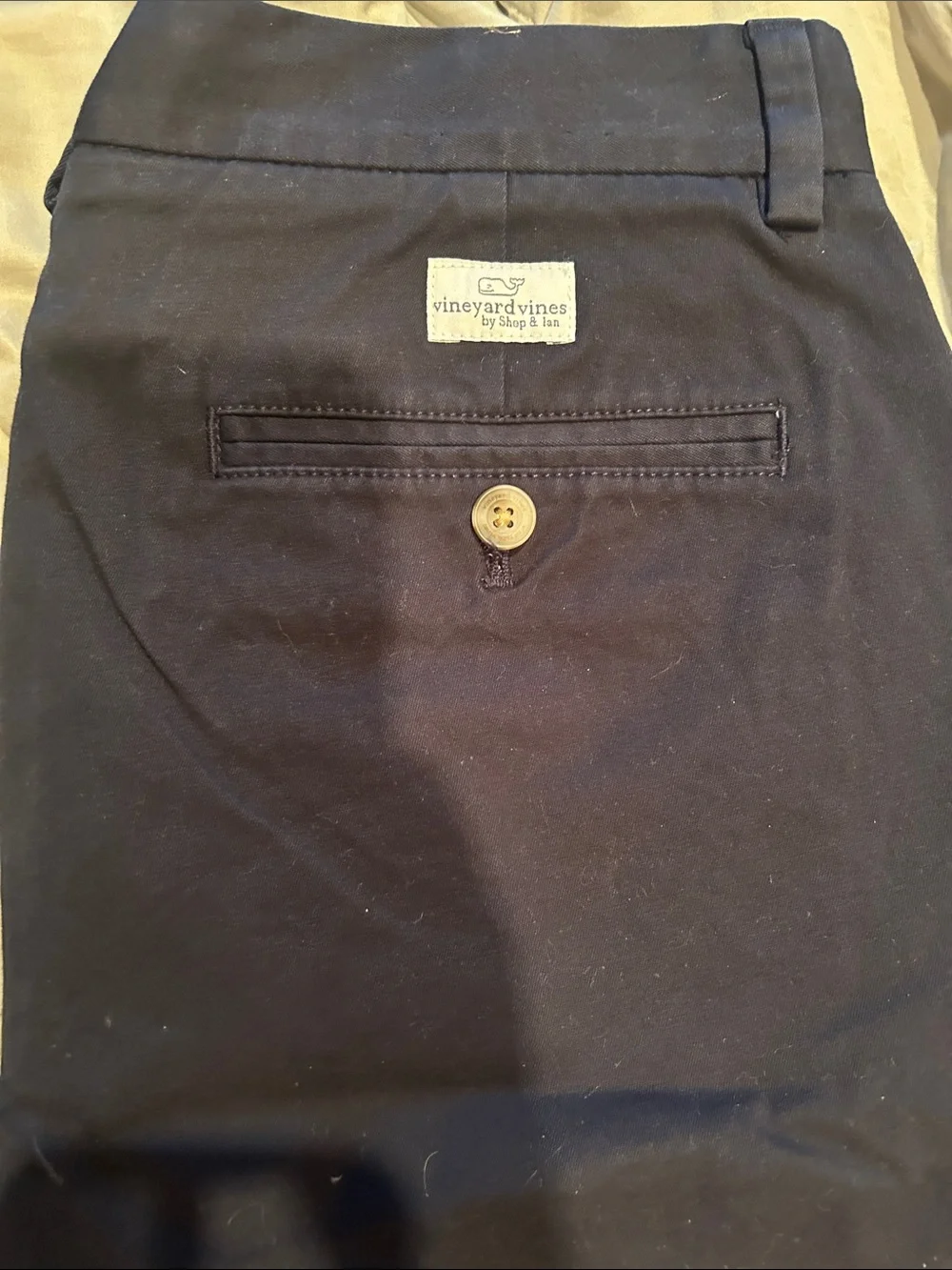 Vineyard Vines Navy Blue Cotton Shorts